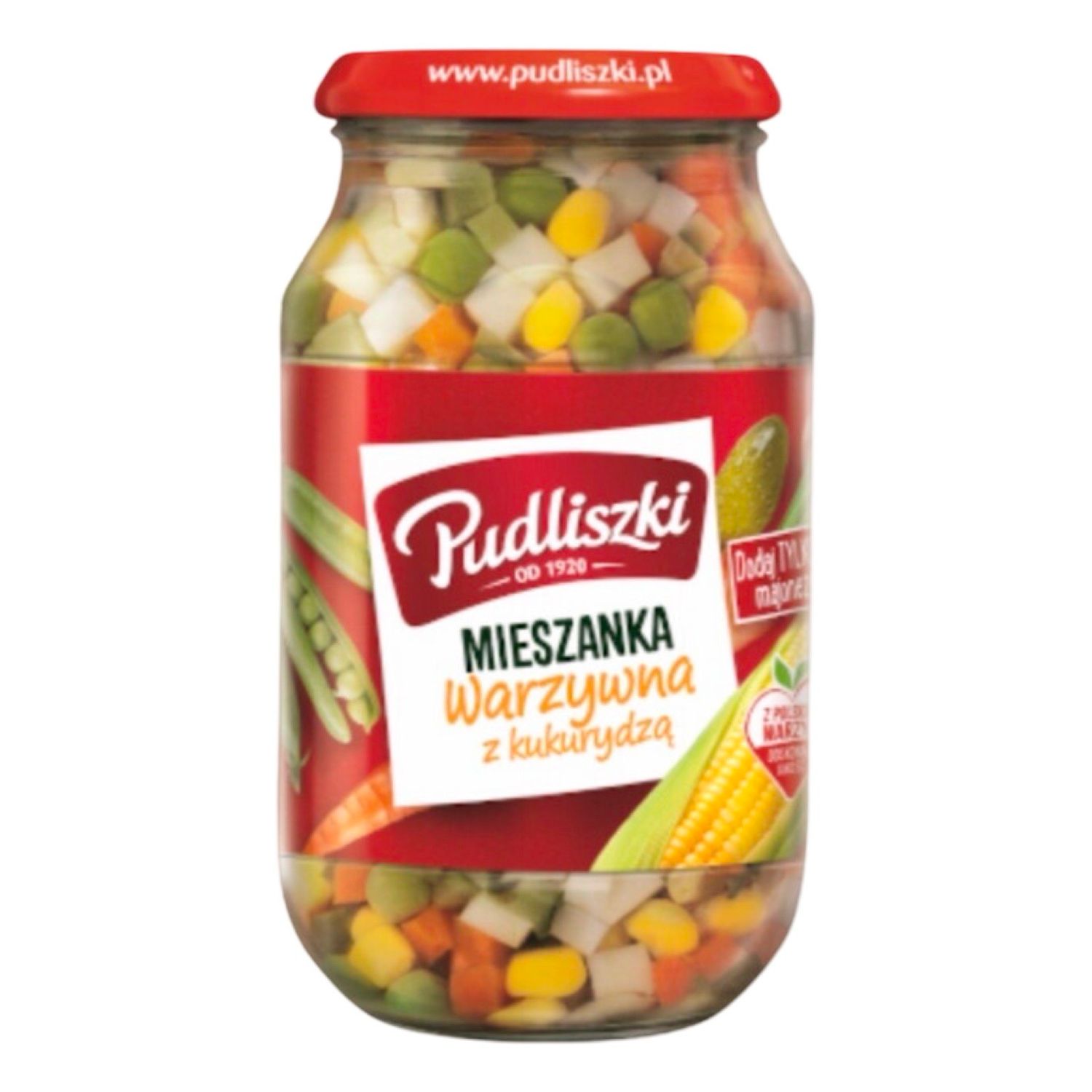 Vegetable Salad Mix / Warzywna Sałatka z Kukurydzą &quot;PUDLISZKI&quot; 500g