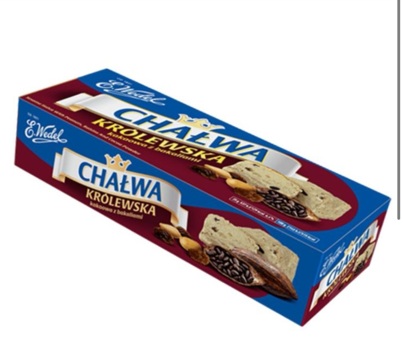 Chałwa Królewska Bakaliowa 250g Royal Halva &quot;Wedel&quot;