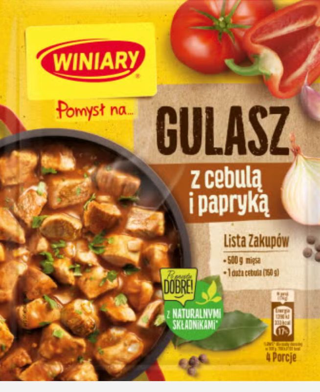 WINIARY Juicy Goulash 47g/ Pomysl na Gulasz