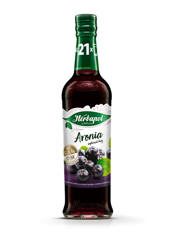 Aronia Syrop/ Chockeberry Syrup 420ml. „Herbapol”