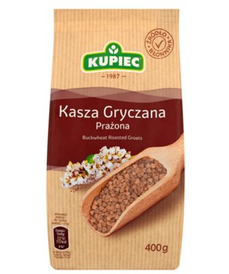 Buckwheat Roasted Groats/ Kasza Gryczana Prazona “KUPIEC” 400g