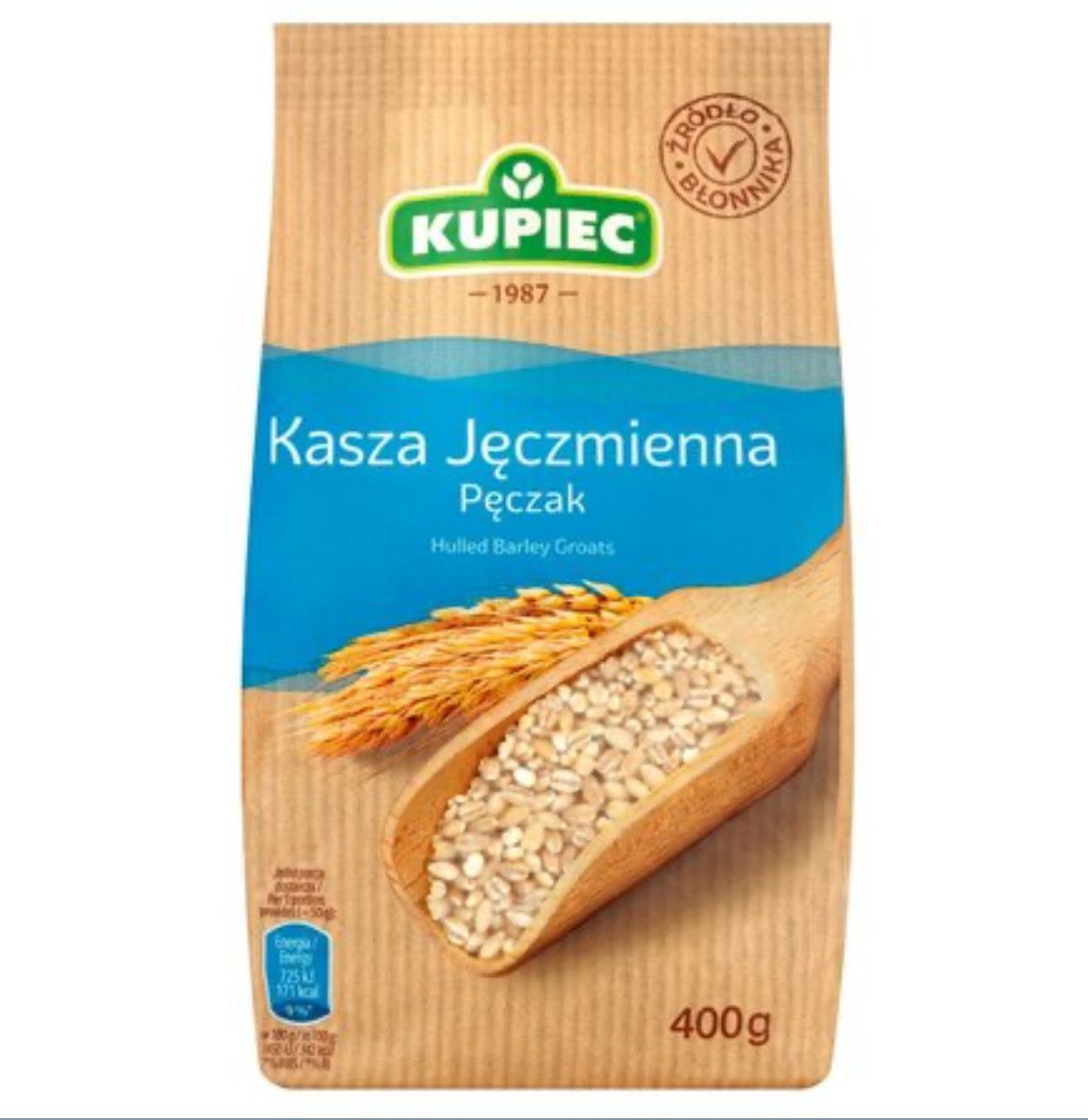 Kasza Jeczmienna Peczak /Hulled Barley 400g &#39;&#39;KUPIEC&#39;&#39;