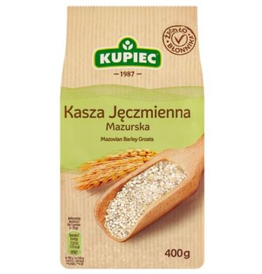 Barley Groats/ Kasza Jeczmienna Mazurska Perlowa “KUPIEC” 400g