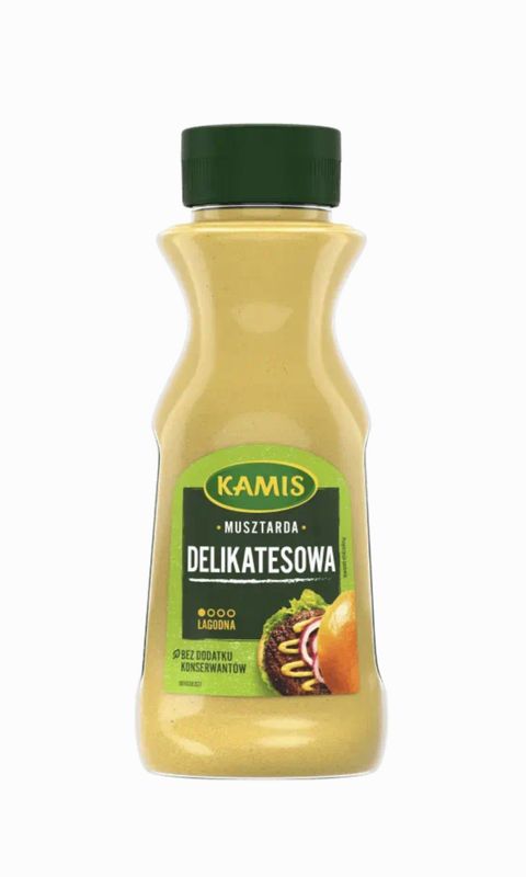 Mild Mustard/ Musztarda DELIKATESOWA in Tube 290g. “Kamis”