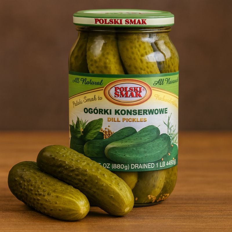 Dill Pickles/ Ogórki Konserwowe POLSKI SMAK 880g