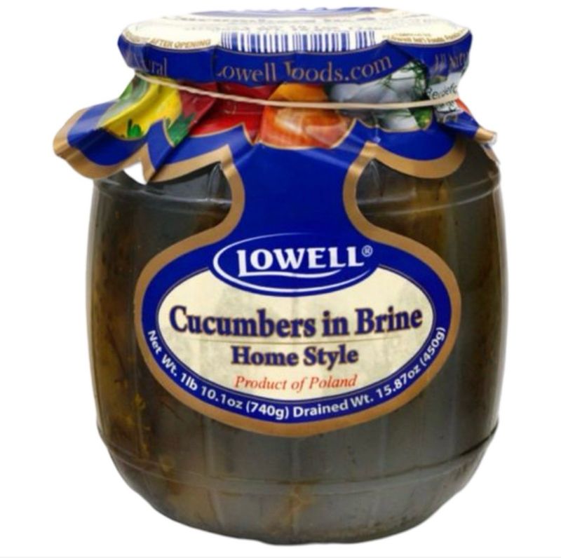 Cucumbers in Brine 740g BECZULKA &#39;&#39;LOWELL FOODS&#39;&#39;