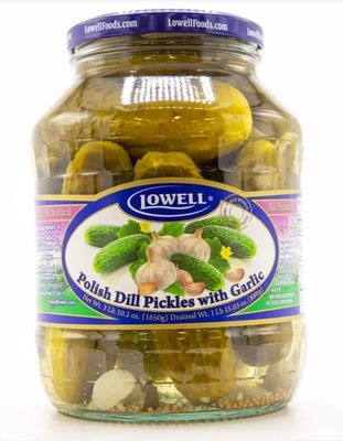 Polish Dill Pickles with Garlic 1650g. (Large Size)