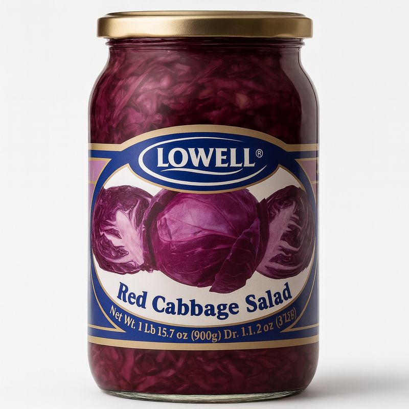 Red Cabbage Salad 900g/ 15.7oz &#39;&#39; LOWELL&#39;&#39;/ Kapusta czerwona