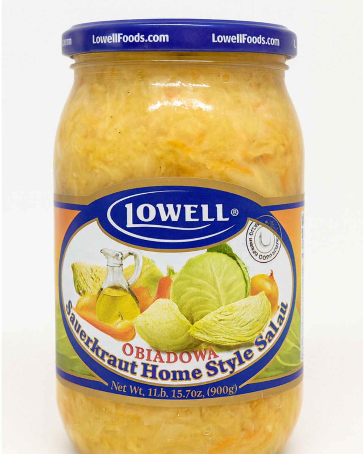 Sauerkraut Home Style Salad/ Kapusta Obiadowa “Lowell” 900g