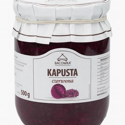 Kapusta Czerwona 500g &#39;&#39;BACOWKA&#39;&#39;/ Red Cabbage