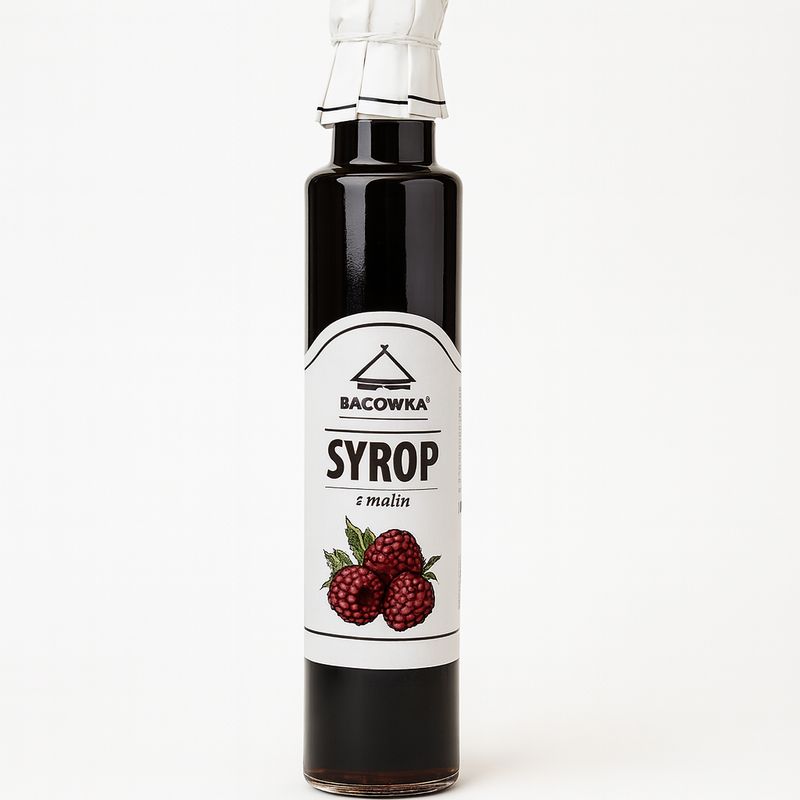 Syrop Malina 315g./ Raspberry Syrup „Bacówka”