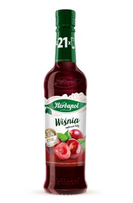 Wisnia Syrop/ Cherry Syrup 420ml. „Herbapol”