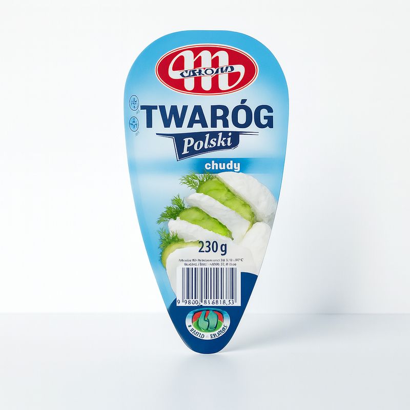 Low-Fat Farmer Cheese/ Twarog Chudy 230g “Mlekovita”