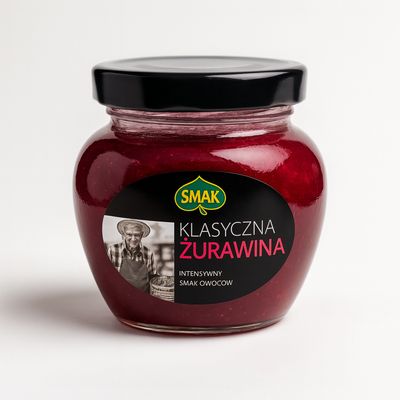 Cranberry for meats and cheese spread/ Zurawina do mies i serow 190g „Smak”
