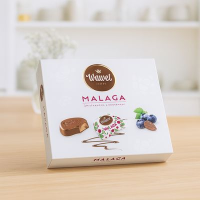 Box MALAGA Choco. 330g &#39;&#39;WAWEL&#39;&#39;