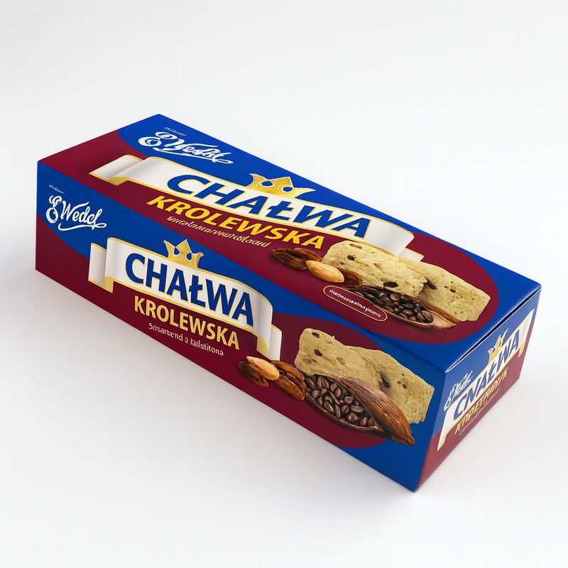 Chałwa Królewska Bakaliowa 250g Royal Halva &quot;Wedel&quot;