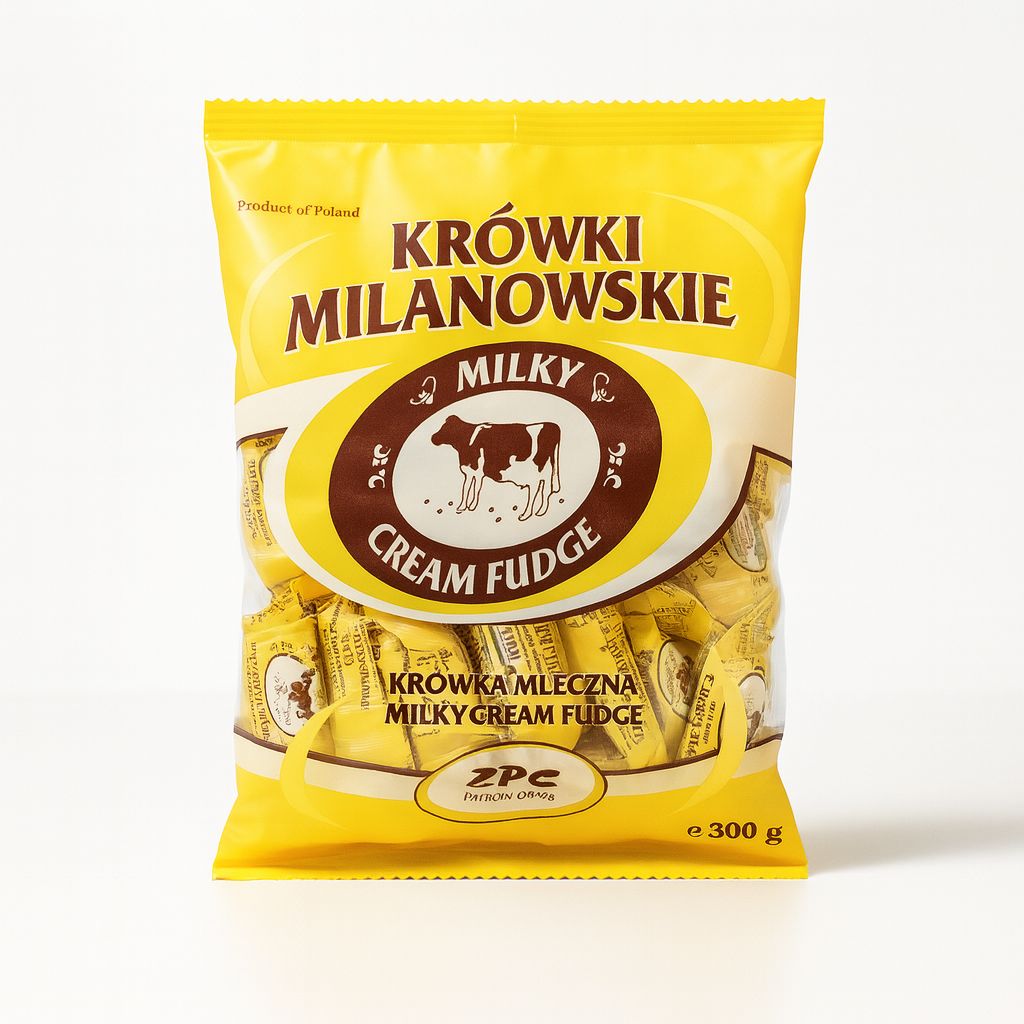Cream Fudge/ Krowka Mleczna &quot;MILANÓWEK&quot; 300g.