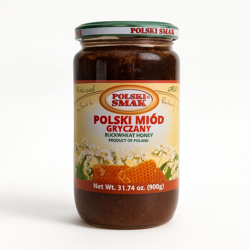 Polish Honey „POLSKI SMAK” 900g./ Miod Gryczany