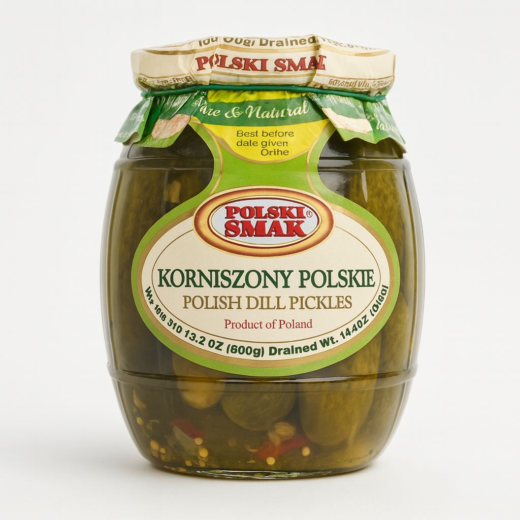 Polish Dill Pickle/ Korniszony Beczulka 800g “POLSKI SMAK”