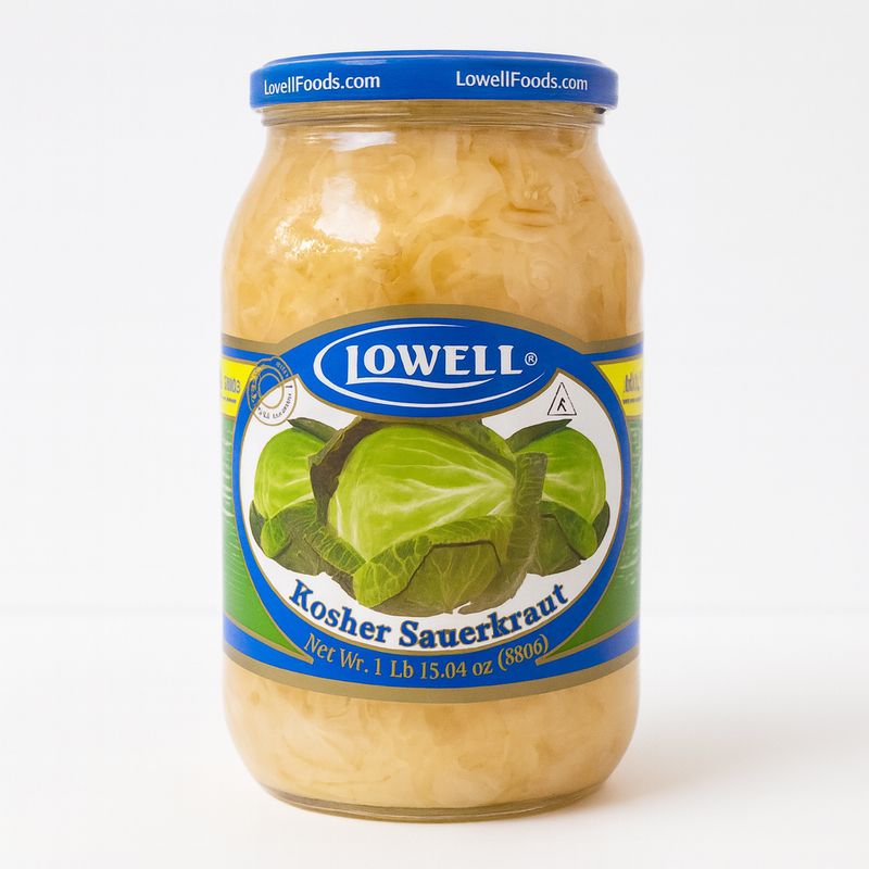 Sauerkraut Kosher / Kapusta Kiszona “LOWELL” 900g.