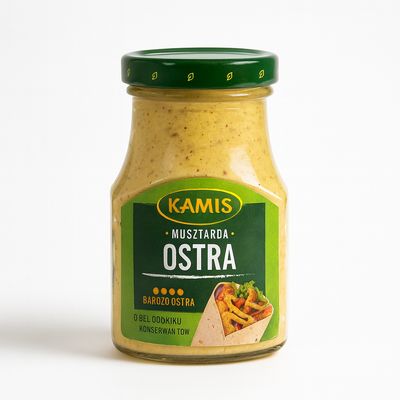 Musztarda Ostra/ Mustard “Kamis” 180g.