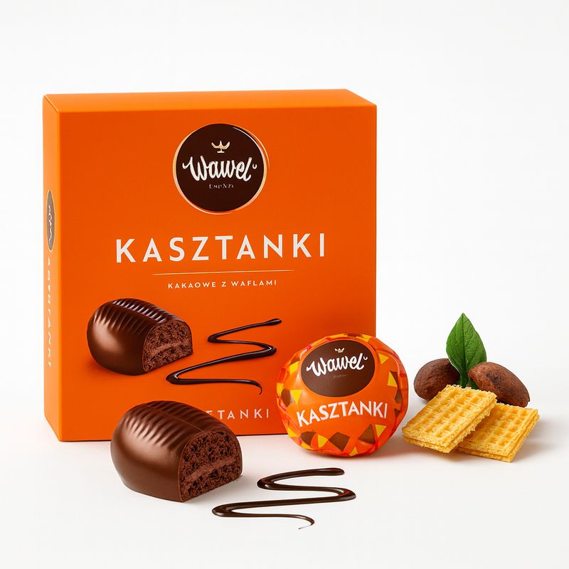 Crunchy Coca Chocolate Candy 330g &quot;WAWEL&quot; KASZTANKI