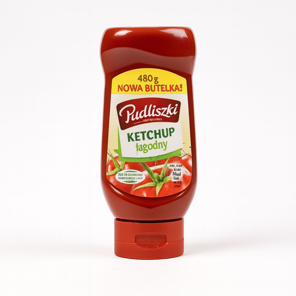 Ketchup Lagodny/ Ketchup Premium Lagodny „Pudliszki&quot; 470g.