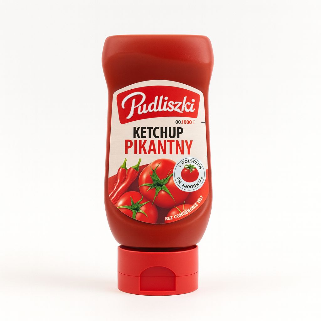 Ketchup Pikantny/ Hot Ketchup „Pudliszki&quot; 480g.