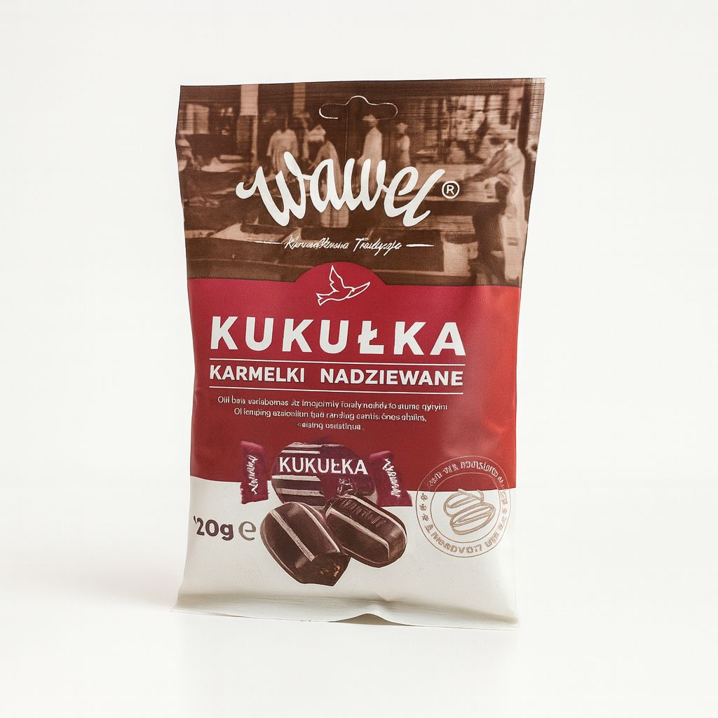 Kukulka/ Choco-Fudge Candy “WAWEL” 120g