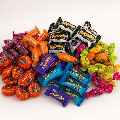 MIX OF THE MOST POPULAR POLISH CANDY 2lb/ Mix polskich cukierkow 1kg