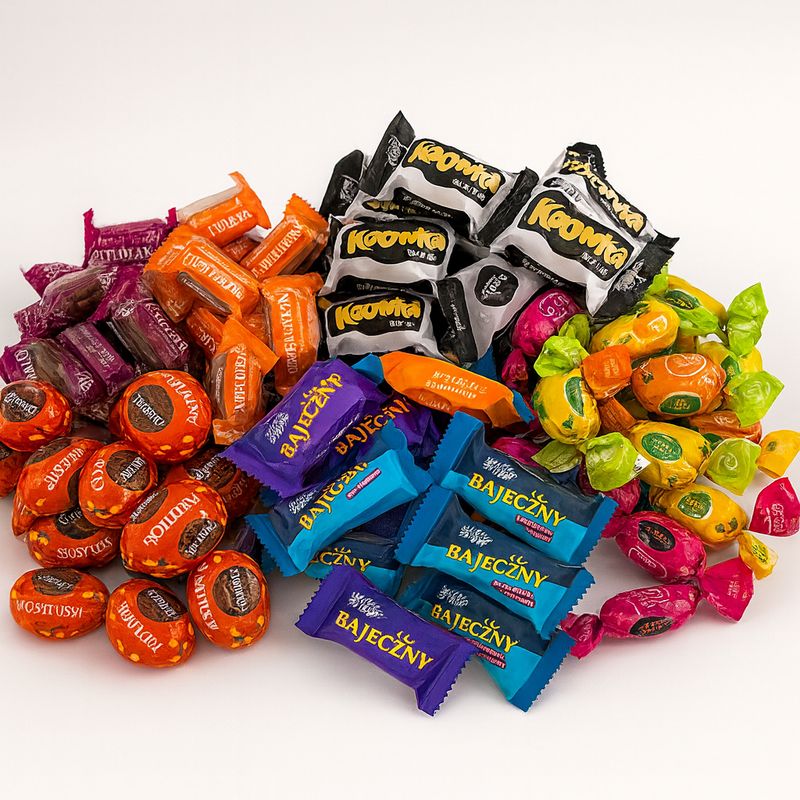 MIX OF THE MOST POPULAR POLISH CANDY 2lb/ Mix polskich cukierkow 1kg