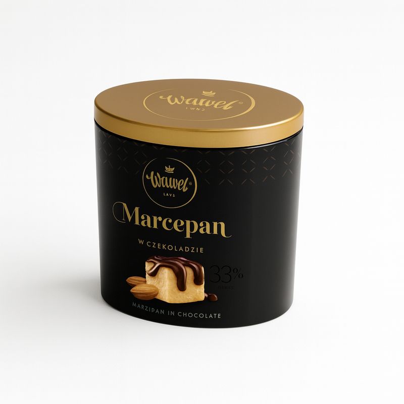 Marzipan in chocolate/ Marcepan W Czekoladzie „Wawel” Puszka 200g.