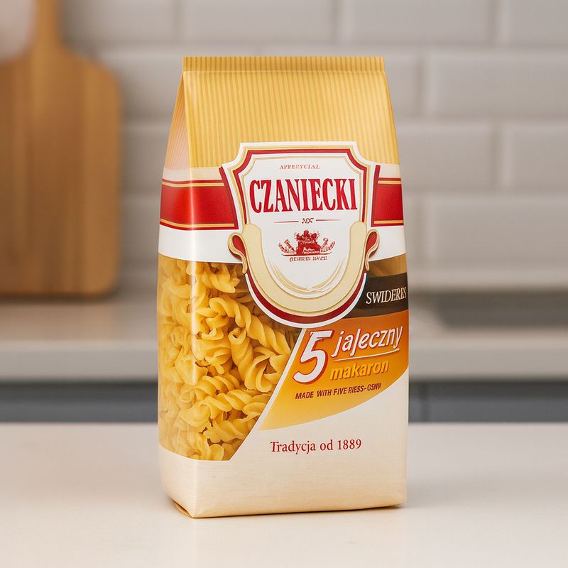 Makaron &quot;CZANIECKI&quot; SWIDERKI Pasta 250g