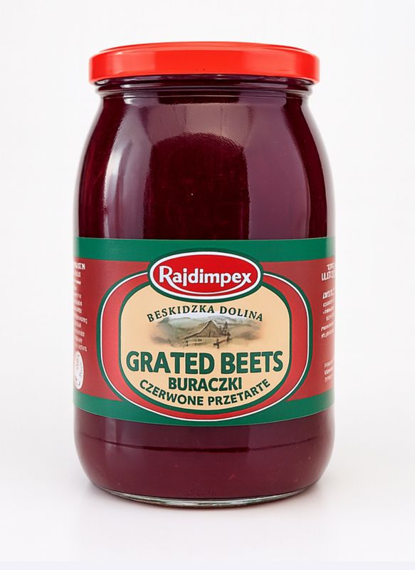 Mashed Beetroots / Buraczki Tarte 900g “RAJDIMPEX”