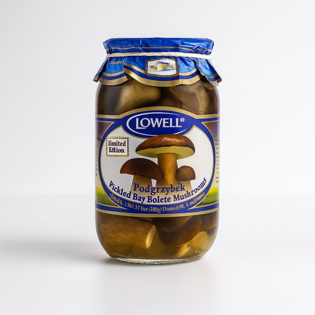 Pickled Bay Bolete 900g/ Podgrzybek &quot;LOWELL FOODS&quot;