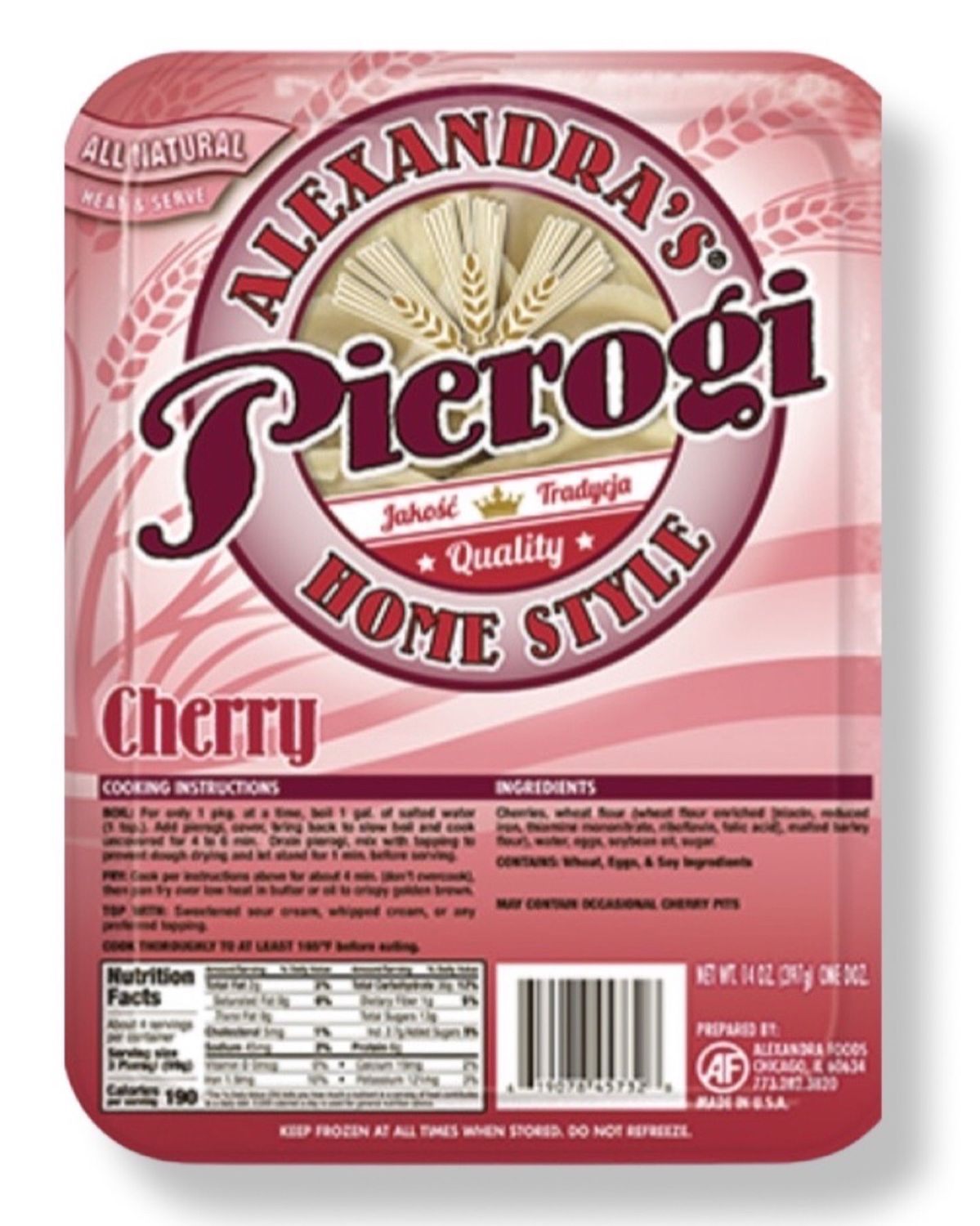 Cherry Pierogi/ Pierogi z Wiśniami 12pcs.