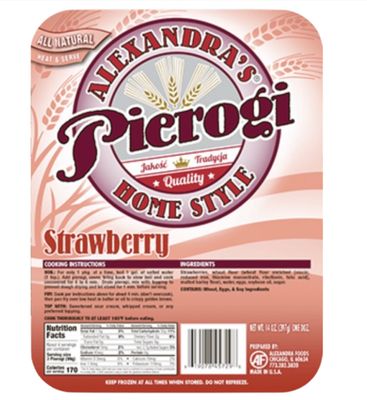 Strawberry Pierogi/ Pierogi z Truskawkami 12pcs.