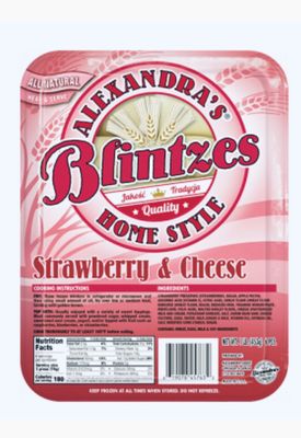 Sweet Cheese with Strawberry Blintzes/ Nalesniki 6pcs.