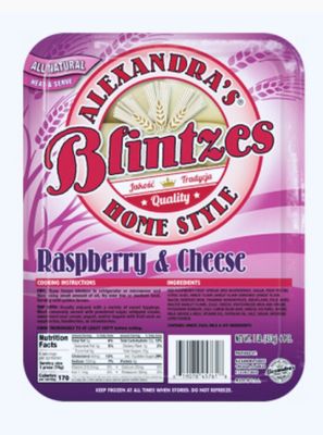 Sweet Cheese with Raspberry Blintzes“Aleksandra” / Nalesniki 6pcs.