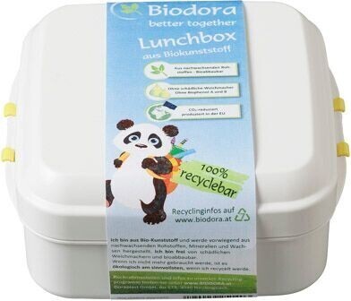 Lunchbox aus nachwachsendem Rohstoff (Bioplastik)
