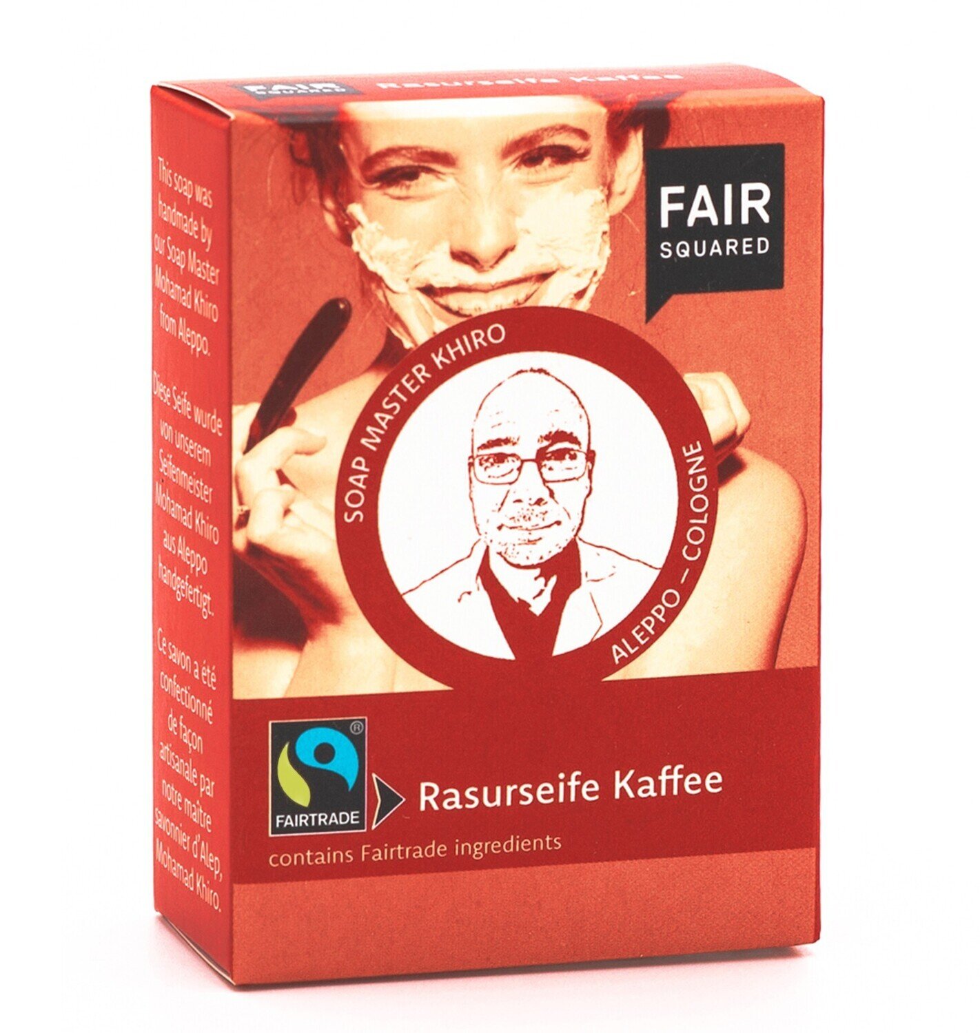 Rasierseife Fairsquared Kaffee 80g