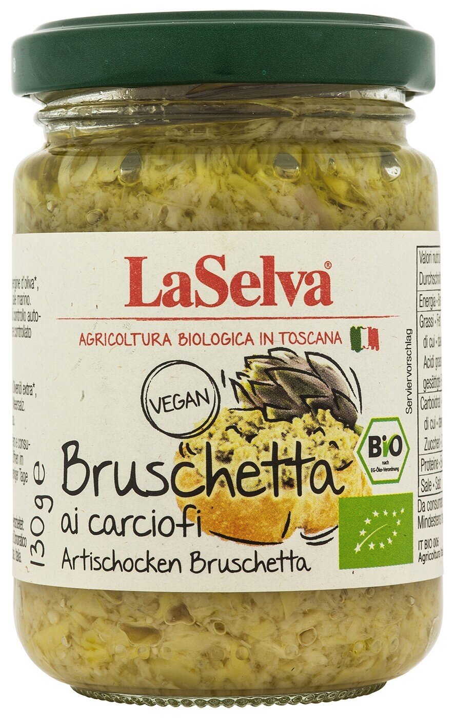 Bruschetta-Aufstrick Artischocken bio 130g