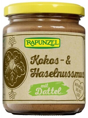 Kokos-& Haselnussmus mit Dattel 250g