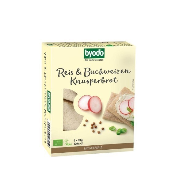 Pane croccante di riso e saraceno 120g