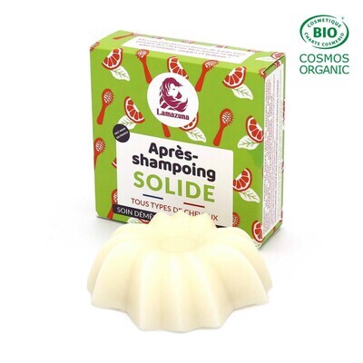 Festes Dopo Shampoo mit Zitrone - nährende Pflege - Lamazuna 70ml