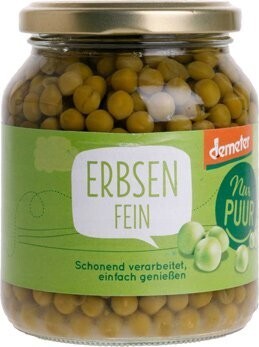 Hülsenfrüchte 6 Gläser Mix (Kichererbsen*, Weisse Bohnen*, Bohnenmix*, grüne Erbsen*, Mais*, Kidneybohnen*) bio