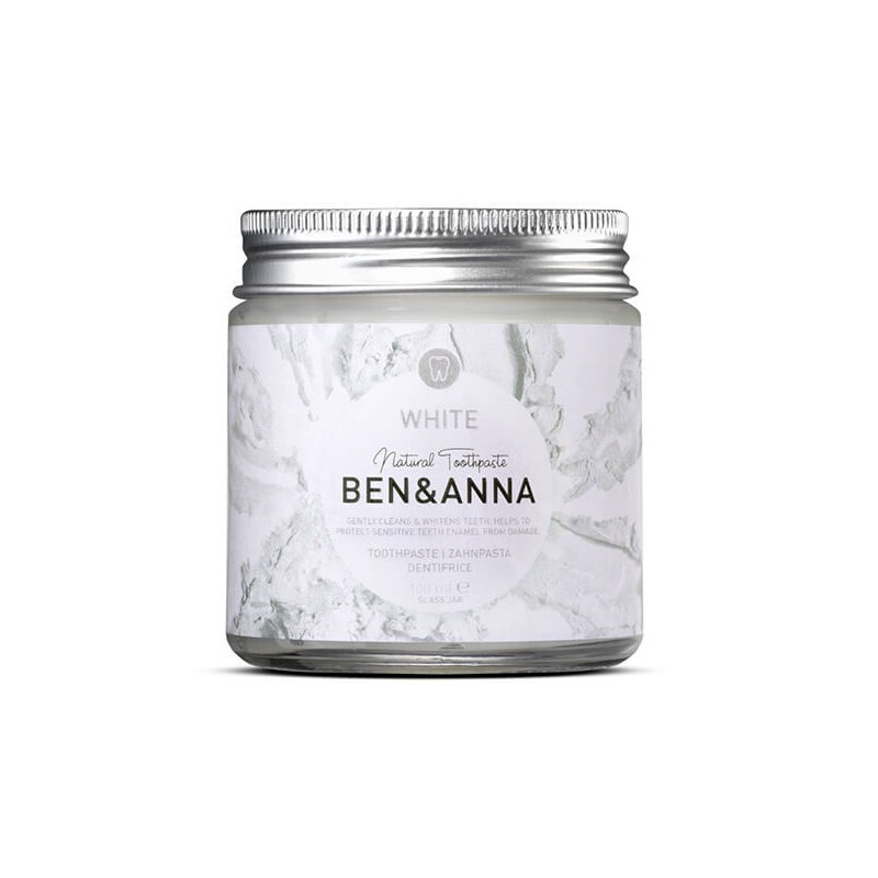 Zahnpasta im Glas Ben und Anna 100ml, Variante: white
