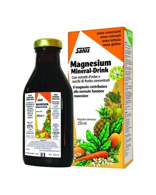 Magnesio mineral drink sciroppo Salus 250ml