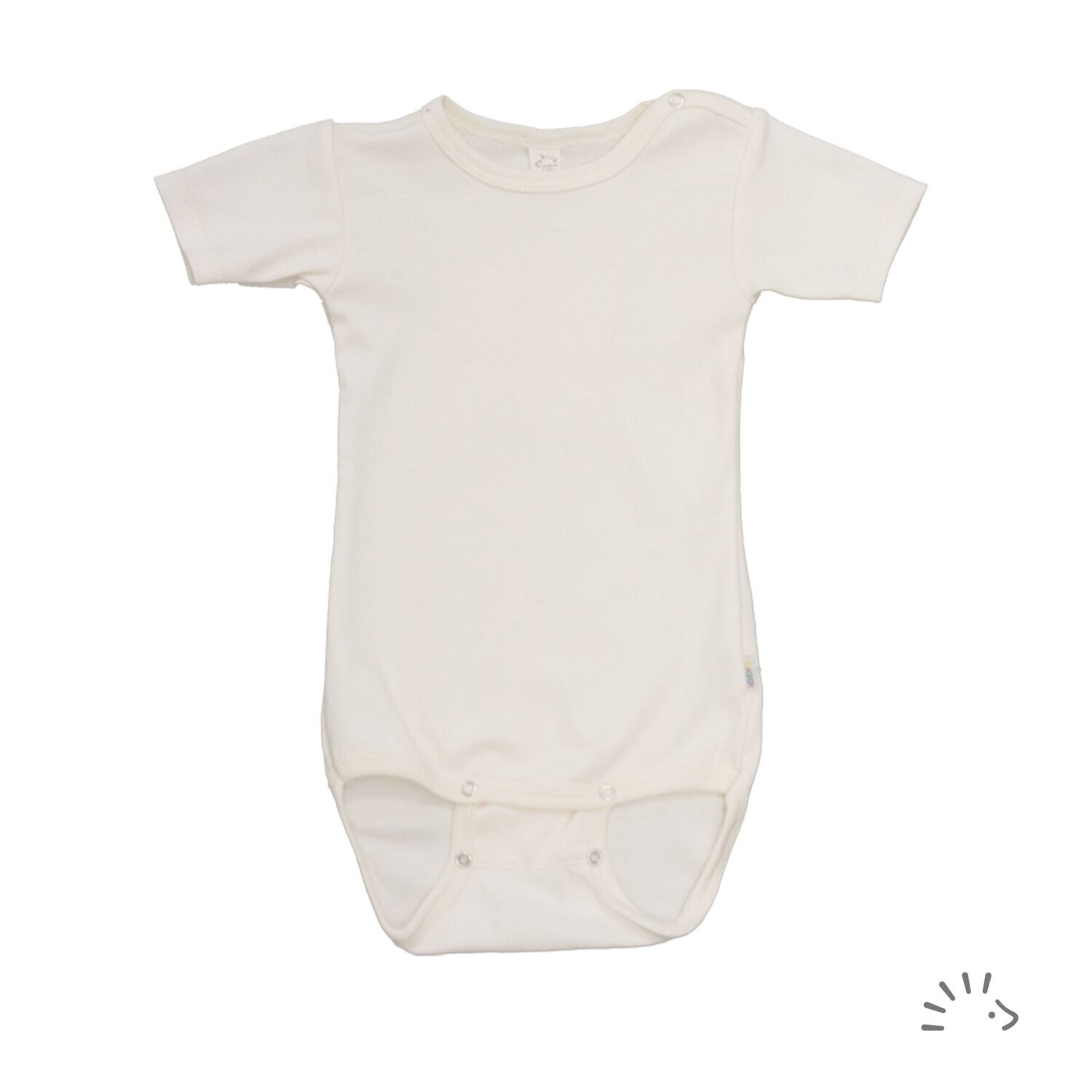 Wolle Seide Body kurzarm