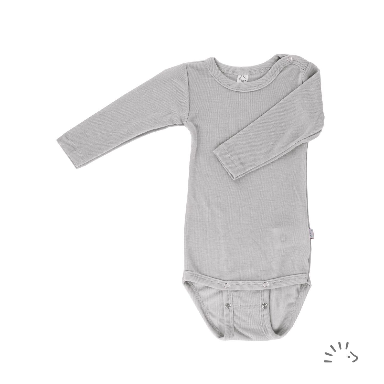 Wolle Seide Body langarm